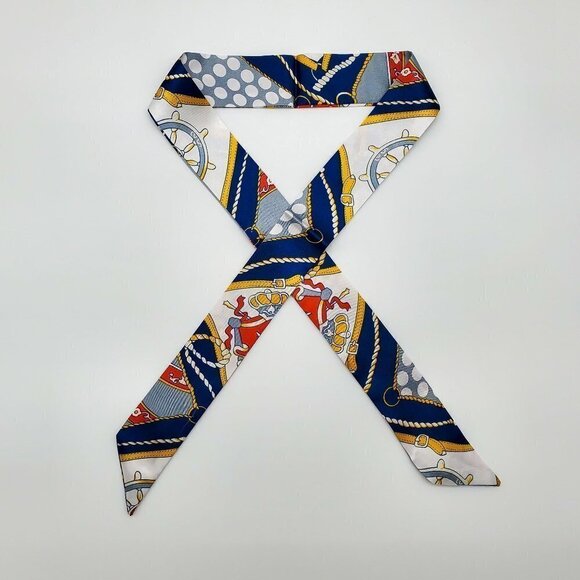 Skinny Scarf | Hand Bag, Neck Scarf (2 pieces) - Color Set #28 / Brand NEW - Picture 6 of 11